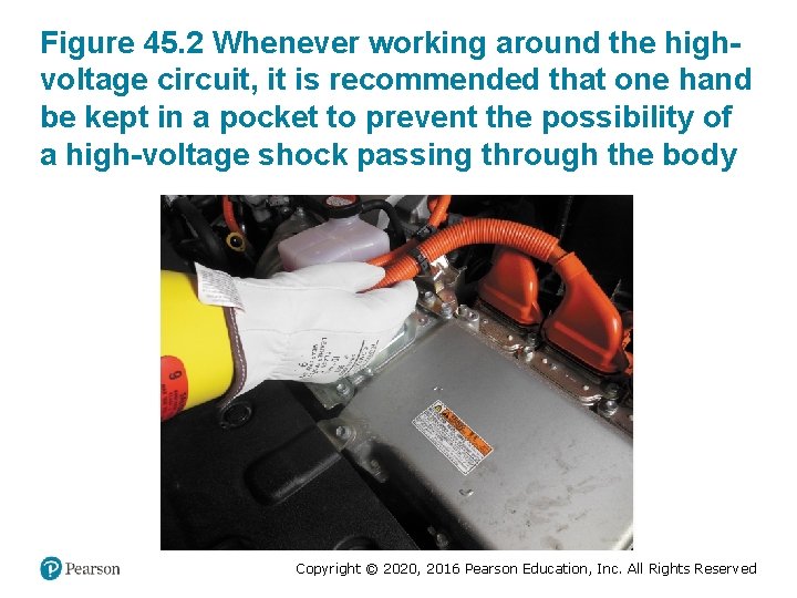 Figure 45. 2 Whenever working around the highvoltage circuit, it is recommended that one