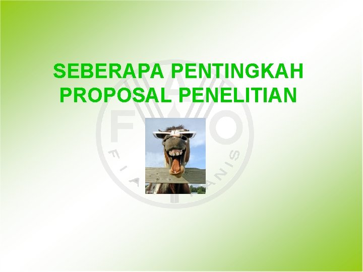 Penulisan Proposal Penelitian Ahmad Sulaeman Ph D Guru
