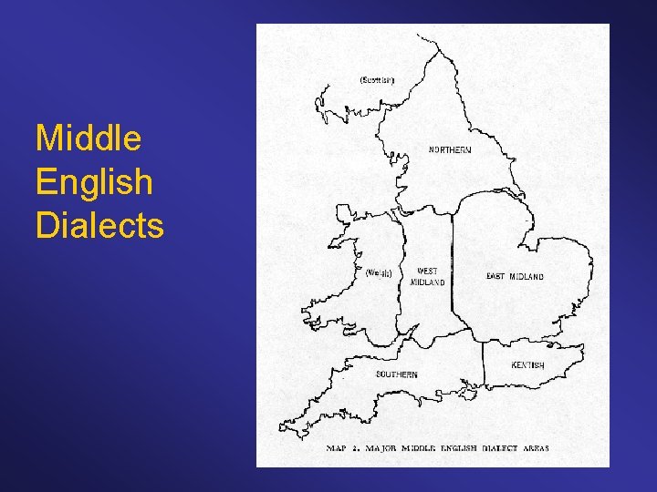 Middle English Dialects 