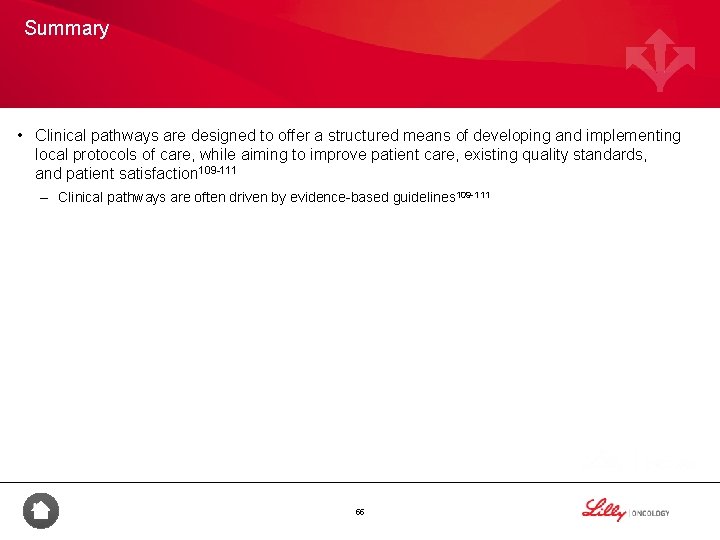 Summary • Clinical pathways are designed to offer a structured means of developing and