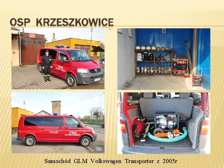 Samochód GLM Volkswagen Transporter z 2005 r 