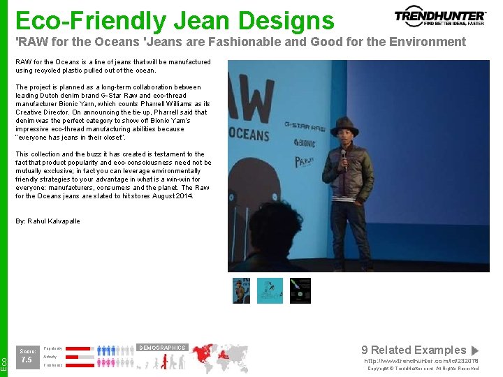 Eco Eco-Friendly Jean Designs 'RAW for the Oceans 'Jeans are Fashionable and Good for Eco Eco-Friendly Jean Designs 'RAW for the Oceans 'Jeans are Fashionable and Good for