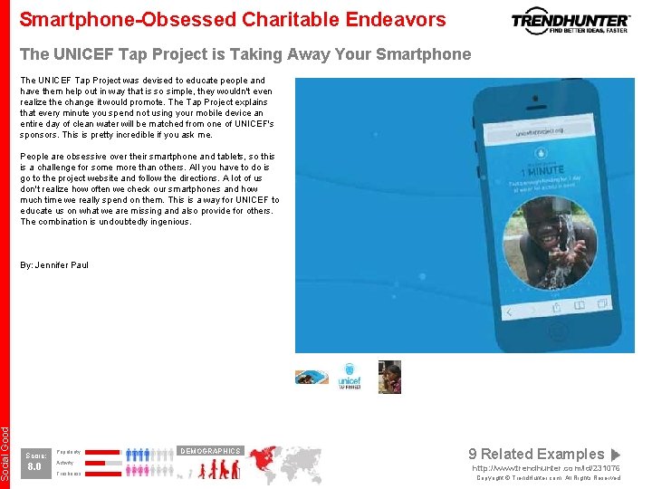 Social Good Smartphone-Obsessed Charitable Endeavors The UNICEF Tap Project is Taking Away Your Smartphone Social Good Smartphone-Obsessed Charitable Endeavors The UNICEF Tap Project is Taking Away Your Smartphone