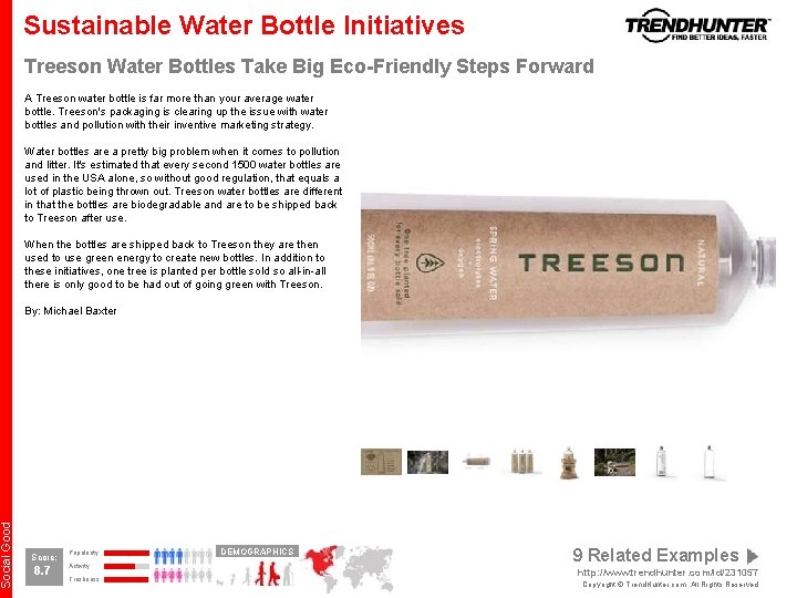 Social Good Sustainable Water Bottle Initiatives Treeson Water Bottles Take Big Eco-Friendly Steps Forward Social Good Sustainable Water Bottle Initiatives Treeson Water Bottles Take Big Eco-Friendly Steps Forward