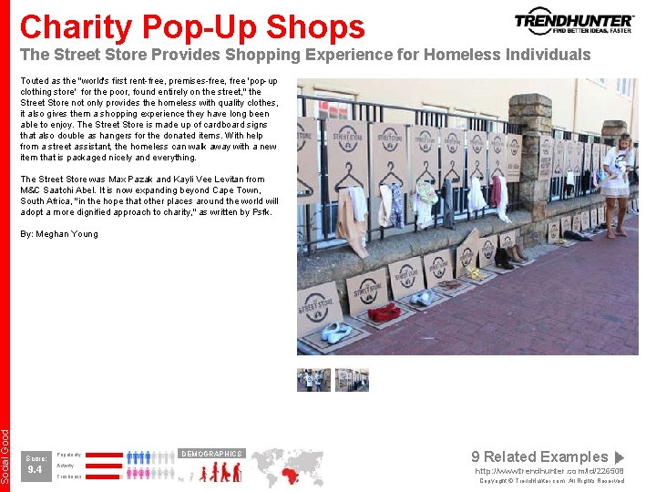 Social Good Charity Pop-Up Shops The Street Store Provides Shopping Experience for Homeless Individuals Social Good Charity Pop-Up Shops The Street Store Provides Shopping Experience for Homeless Individuals