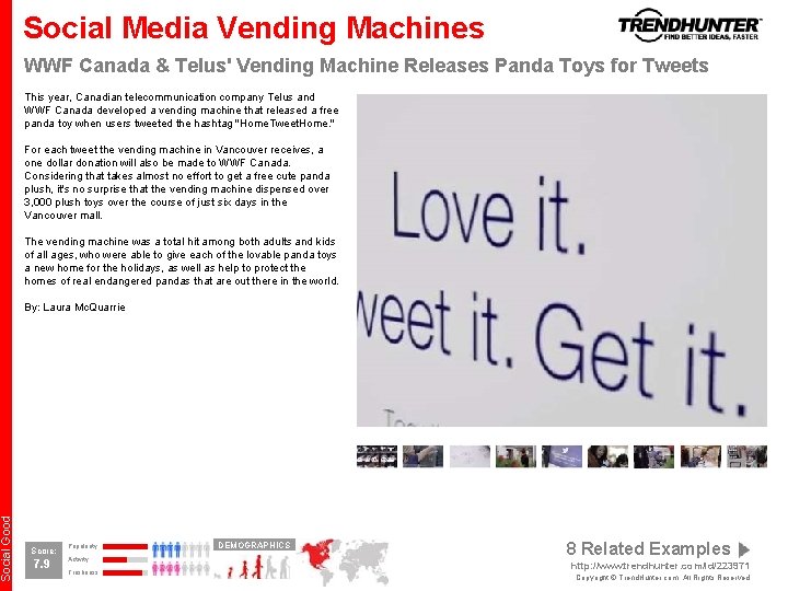 Social Good Social Media Vending Machines WWF Canada & Telus' Vending Machine Releases Panda Social Good Social Media Vending Machines WWF Canada & Telus' Vending Machine Releases Panda