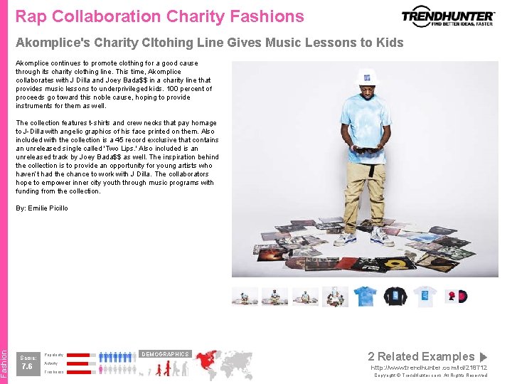 Fashion Rap Collaboration Charity Fashions Akomplice's Charity Cltohing Line Gives Music Lessons to Kids Fashion Rap Collaboration Charity Fashions Akomplice's Charity Cltohing Line Gives Music Lessons to Kids