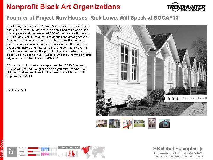 Social Good Nonprofit Black Art Organizations Founder of Project Row Houses, Rick Lowe, Will Social Good Nonprofit Black Art Organizations Founder of Project Row Houses, Rick Lowe, Will