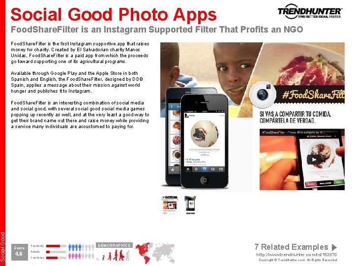 Social Good Photo Apps Food. Share. Filter is an Instagram Supported Filter That Profits Social Good Photo Apps Food. Share. Filter is an Instagram Supported Filter That Profits