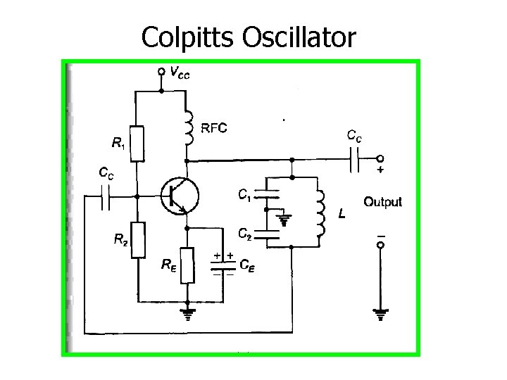 Colpitts Oscillator 