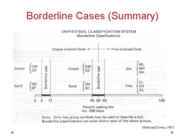 Borderline Cases (Summary) (Holtz and Kovacs, 1981) 