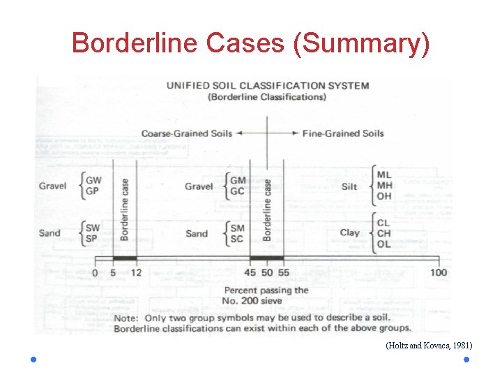 Borderline Cases (Summary) (Holtz and Kovacs, 1981) 