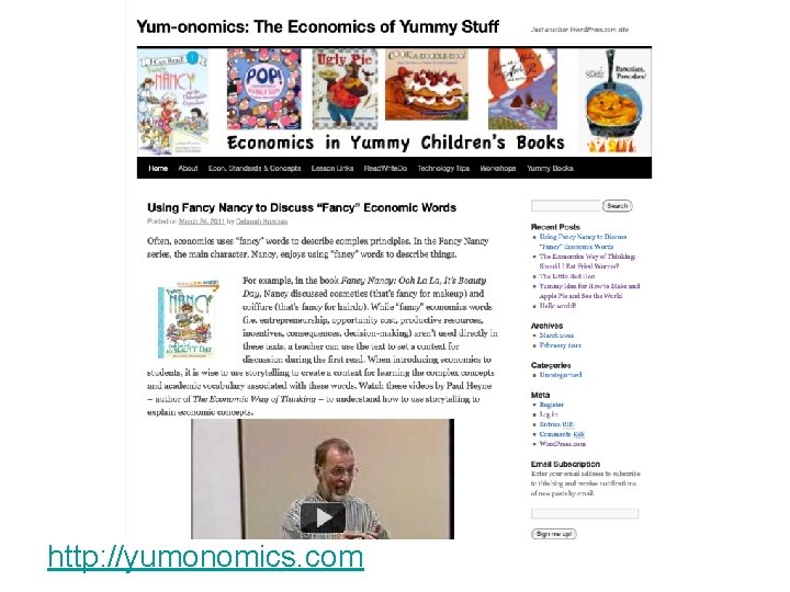 For More Info… http: //yumonomics. com 