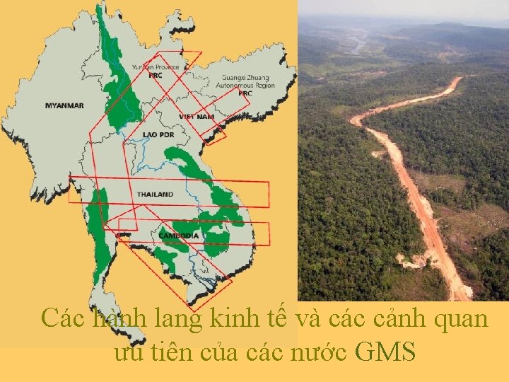 Các hành lang kinh tế và các cảnh quan ưu tiên của các nước