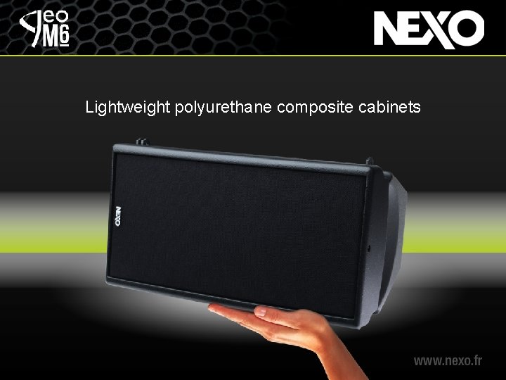 Lightweight polyurethane composite cabinets 