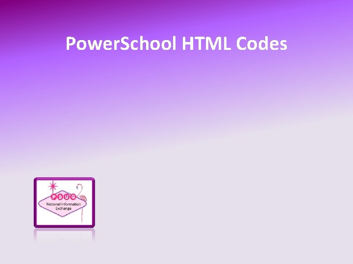 Power. School HTML Codes 