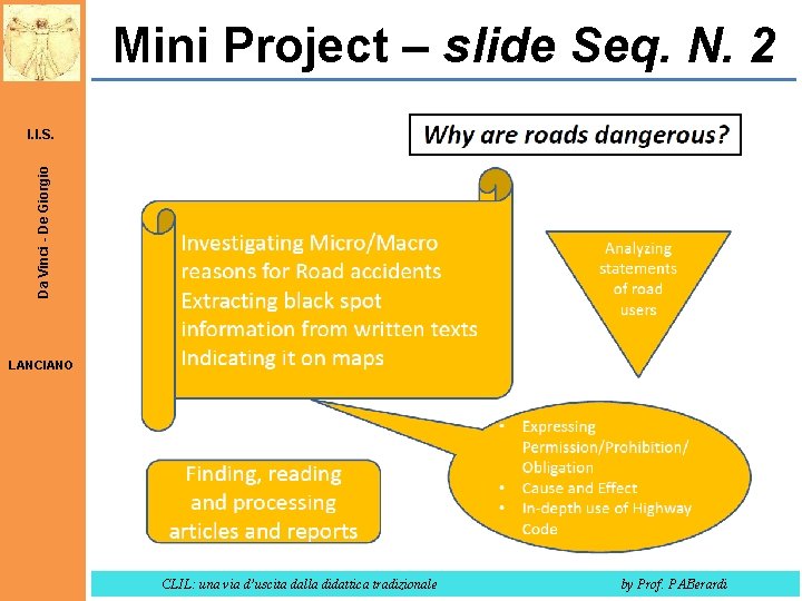 Mini Project – slide Seq. N. 2 Da Vinci - De Giorgio I. I.