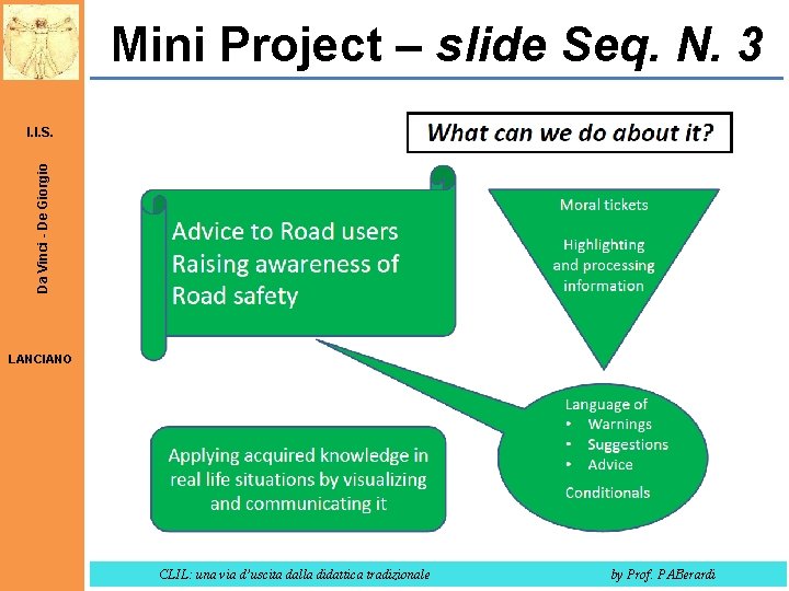 Mini Project – slide Seq. N. 3 Da Vinci - De Giorgio I. I.