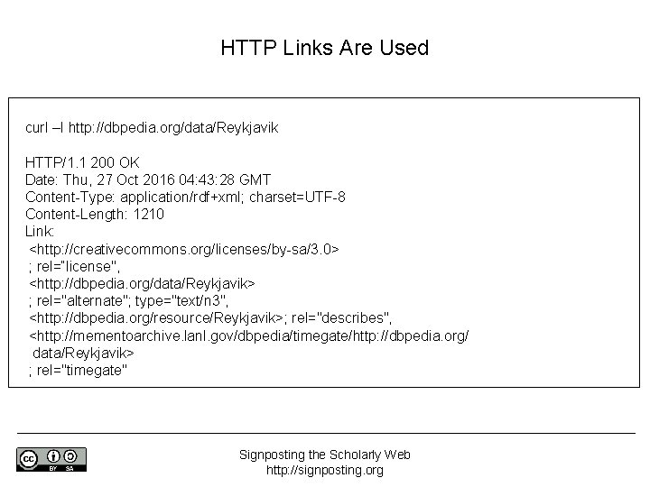 Signposting the Scholarly Web An Overview http signposting