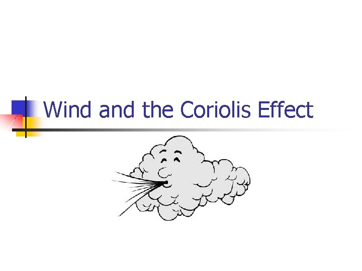 Wind and the Coriolis Effect 