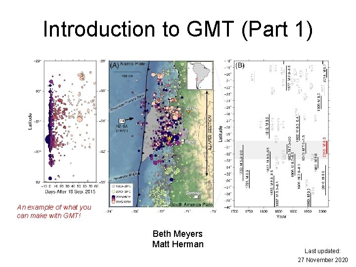 Introduction to GMT (Part 1) An example of what you can make with GMT!