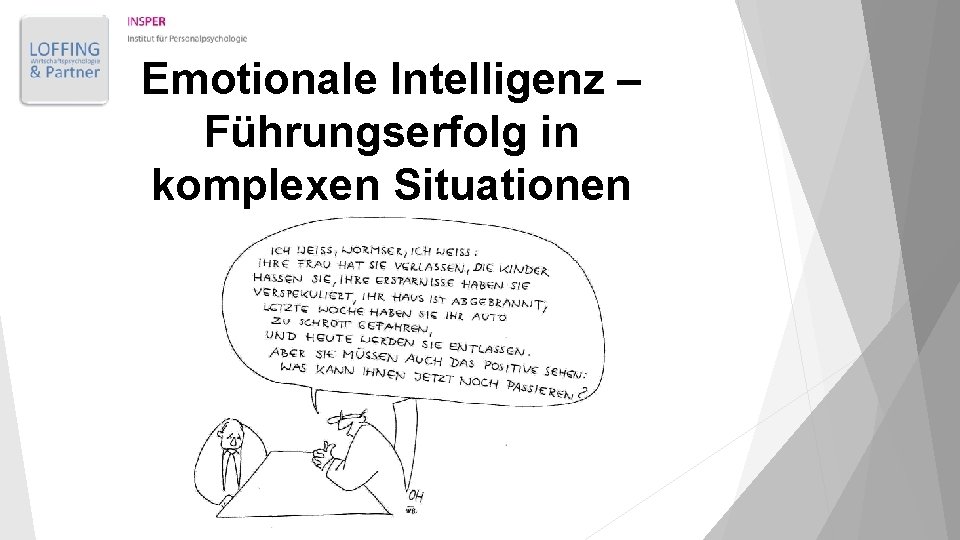 Emotionale Intelligenz – Führungserfolg in komplexen Situationen 