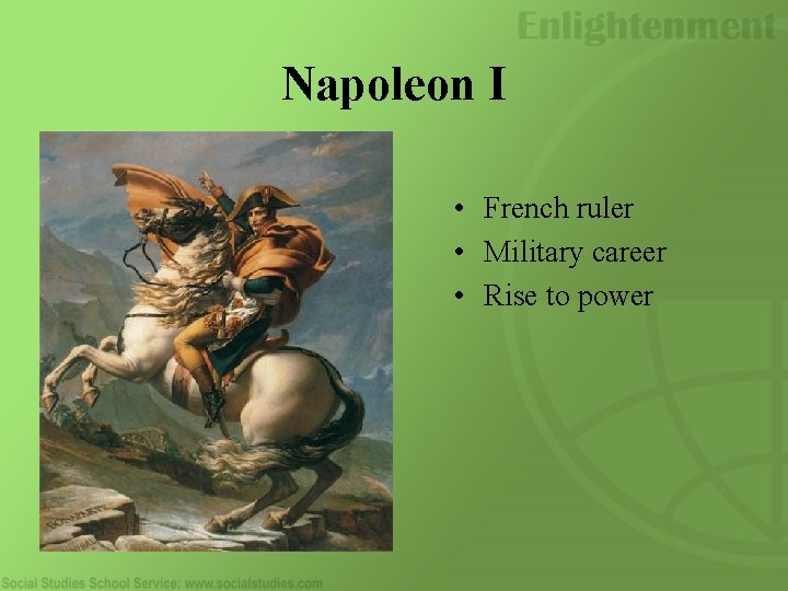 Napoleon I • French ruler • Military career • Rise to power 