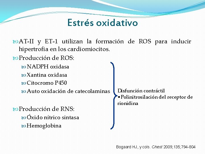Estrés oxidativo AT-II y ET-1 utilizan la formación de ROS para inducir hipertrofia en Estrés oxidativo AT-II y ET-1 utilizan la formación de ROS para inducir hipertrofia en