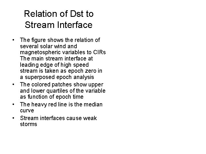 Relation of Dst to Stream Interface • The figure shows the relation of several