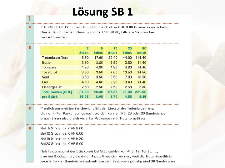 Lösung SB 1 