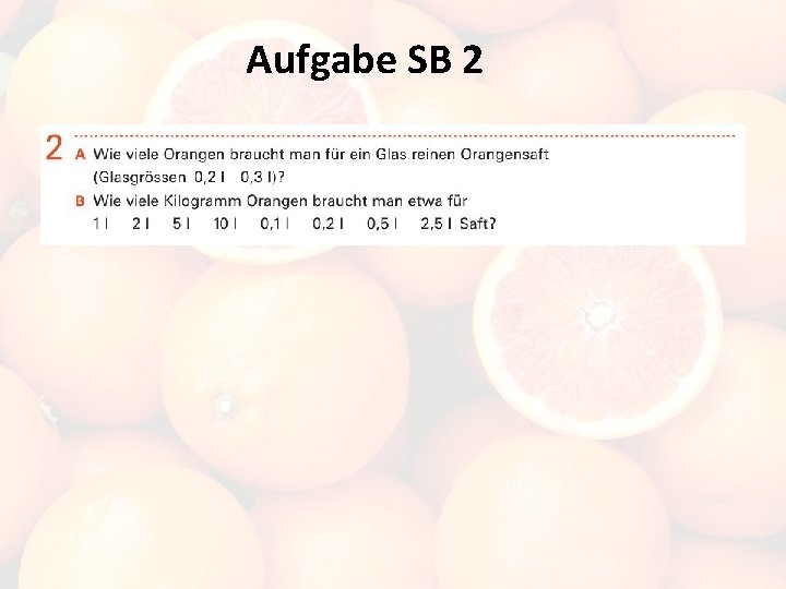 Aufgabe SB 2 