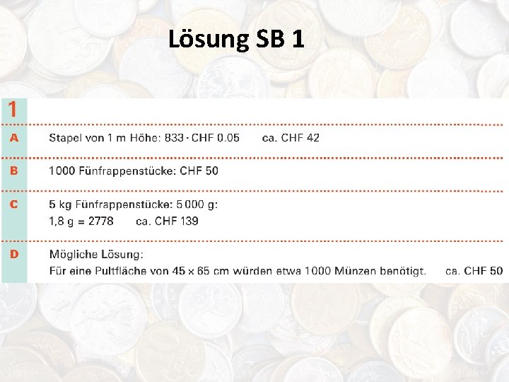 Lösung SB 1 