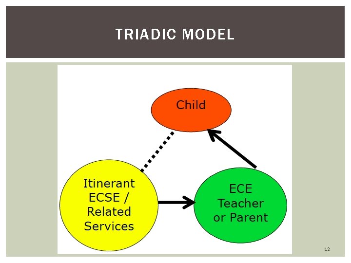 TRIADIC MODEL ECSE 603/672 Summer 2018 12 