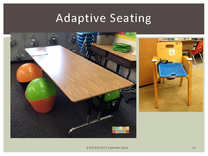 Adaptive Seating ECSE 603/672 Summer 2018 31 