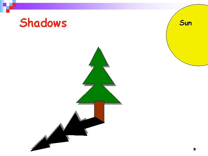 Shadows Sun 9 