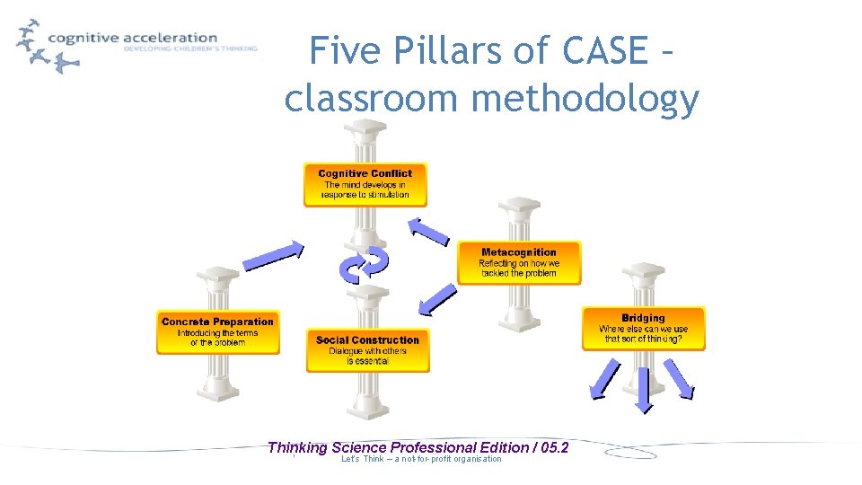 Five Pillars of CASE – classroom methodology Thinking Science Professional Edition / 05. 2