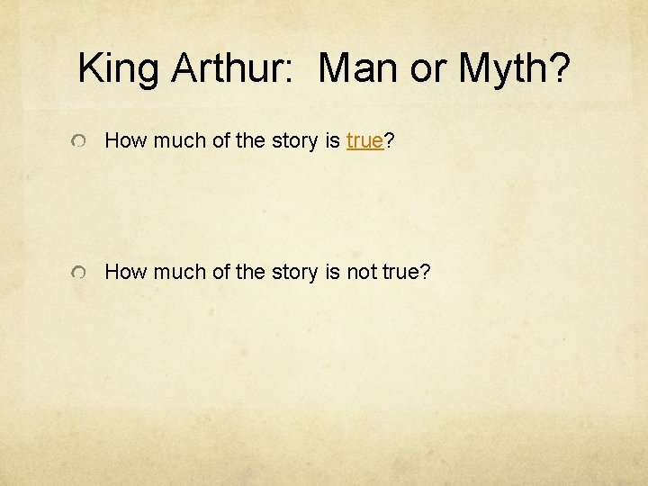 King Arthur: Man or Myth? How much of the story is true? How much