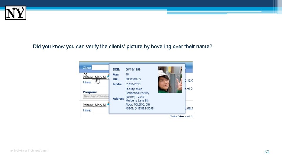Did you know you can verify the clients’ picture by hovering over their name? Did you know you can verify the clients’ picture by hovering over their name?