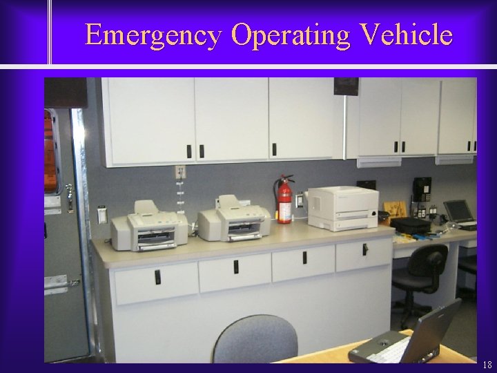 Emergency Operating Vehicle 18 