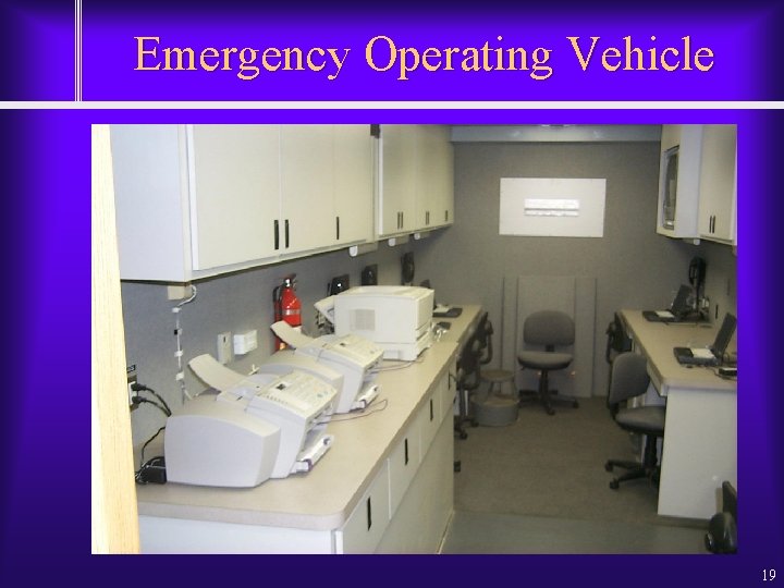 Emergency Operating Vehicle 19 