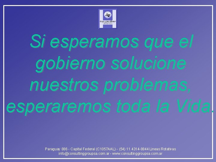 Si esperamos que el gobierno solucione nuestros problemas, esperaremos toda la Vida. Paraguay 886
