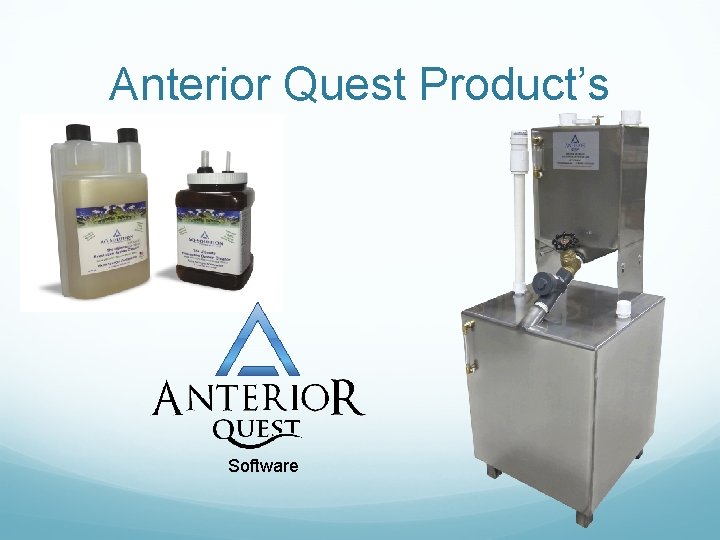 Anterior Quest Product’s Software 