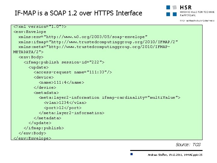 IF-MAP is a SOAP 1. 2 over HTTPS Interface <? xml version="1. 0"? >