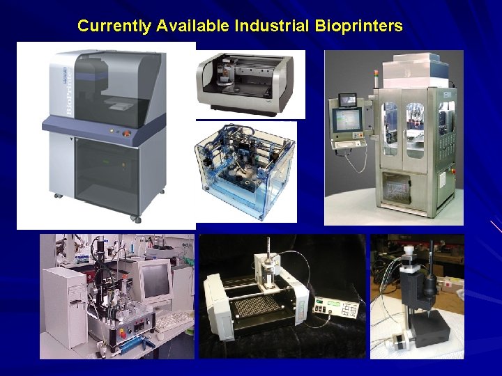 Currently Available Industrial Bioprinters 