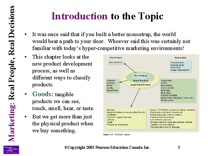 Marketing: Real People, Real Decisions Introduction to the Topic • It was once said Marketing: Real People, Real Decisions Introduction to the Topic • It was once said