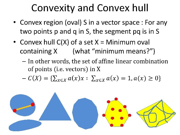 Convexity and Convex hull • 