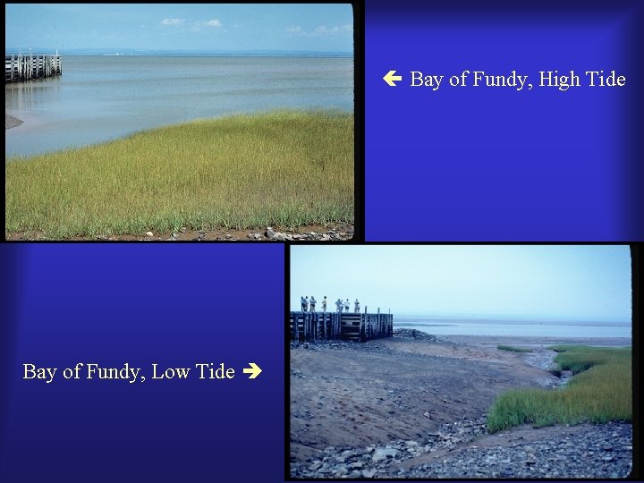  Bay of Fundy, High Tide Bay of Fundy, Low Tide 20 / 33