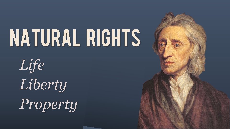 Natural rights Life Liberty Property 