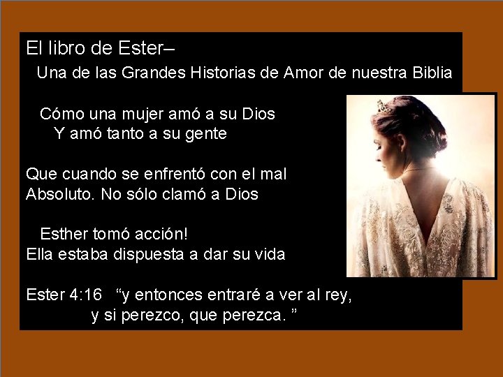 El libro de Ester– Una de las Grandes Historias de Amor de nuestra Biblia El libro de Ester– Una de las Grandes Historias de Amor de nuestra Biblia