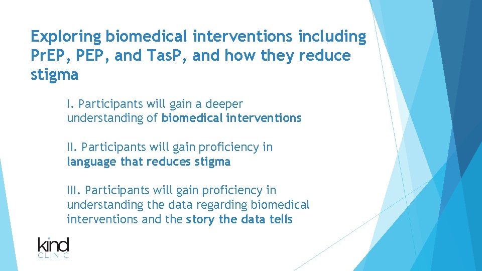 Exploring biomedical interventions including Pr. EP, PEP, and Tas. P, and how they reduce